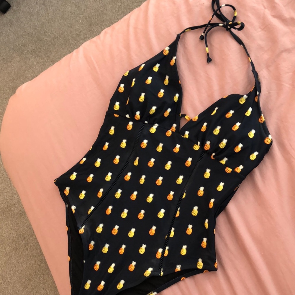 Pineapple swimsuit one piece